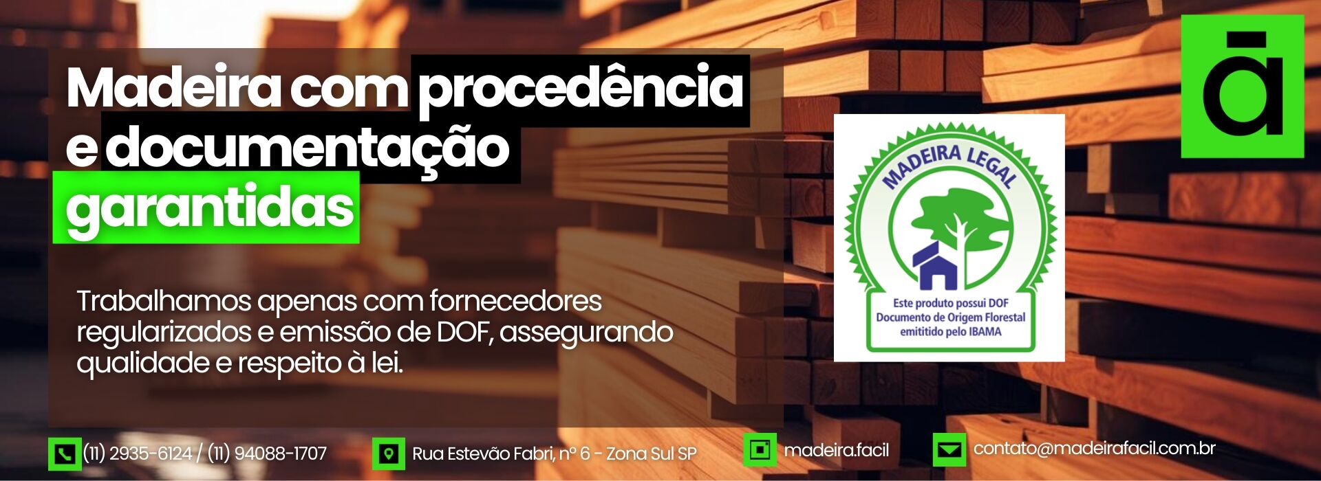 onde comprar madeiras